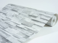 Tapeta KAMIEŃ ŁUPANY ŁUPEK SZARY 3D PAPIER EKO