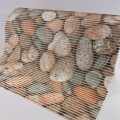 Mata łazienkowa KAMIENIE KOLOROWE antypoślizgowa 65x10 cm