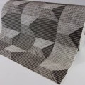 Mata łazienkowa 3D BRYŁY czarne i szare antypośl. 65x10cm